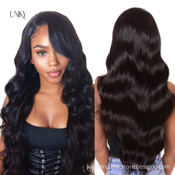 Full Customize Lace Wig Vendor Mink Brazilian Hair Virgin Cuticle Aligned 360 Lace Body Wave Human Hair 360 Lace Frontal Wig